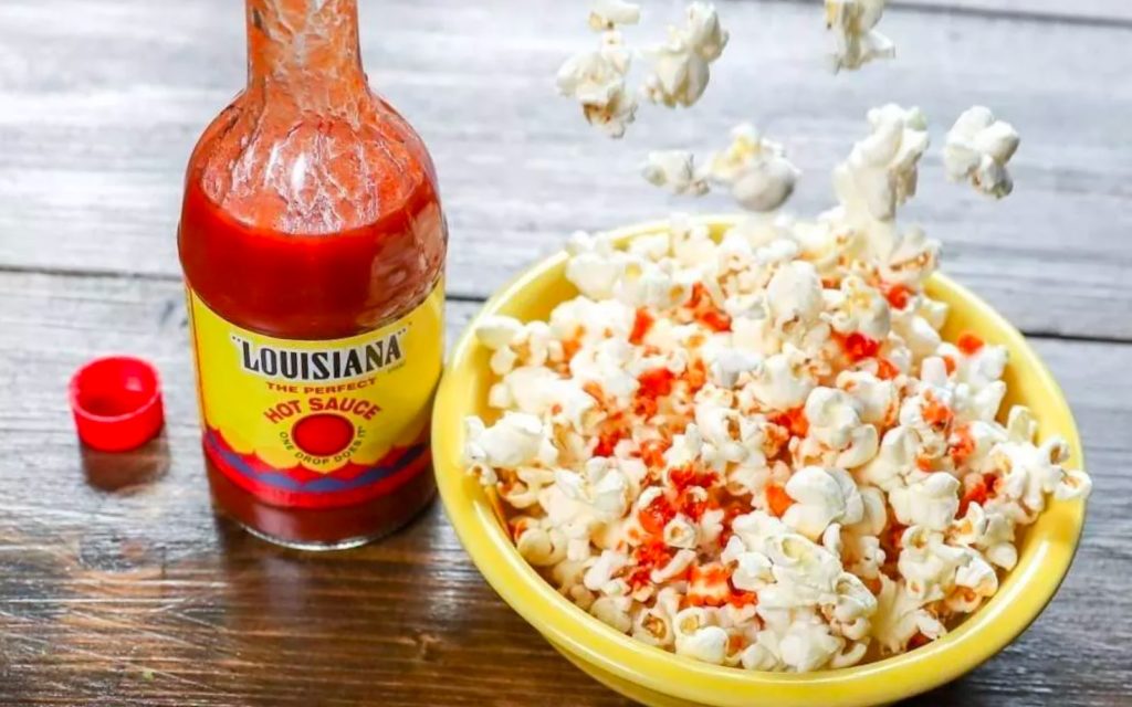 Louisiana The Perfect Hot Sauce of Popcorn