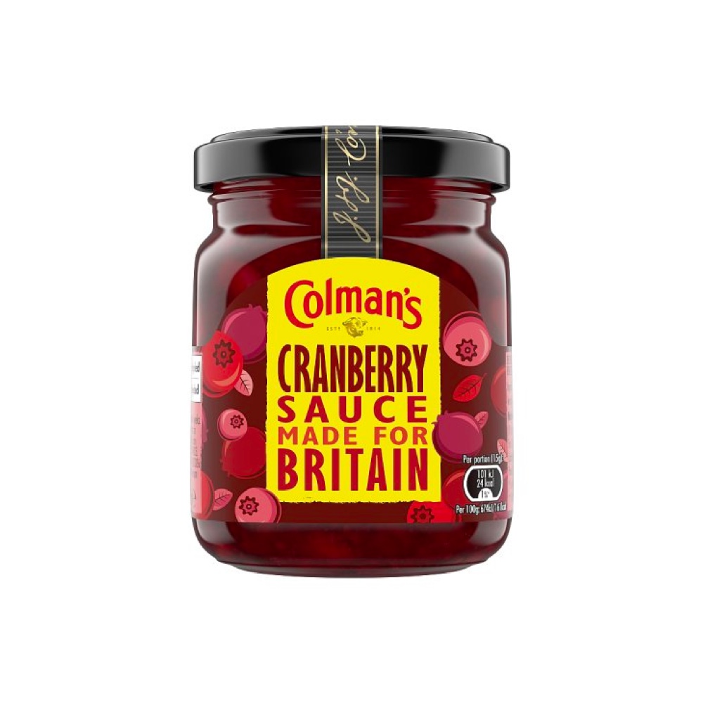 Colmans Cranberry Sauce Jar