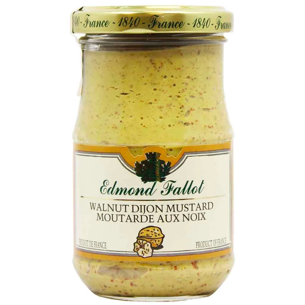 Edmond Fallot Walnut Dijon Mustard Jar