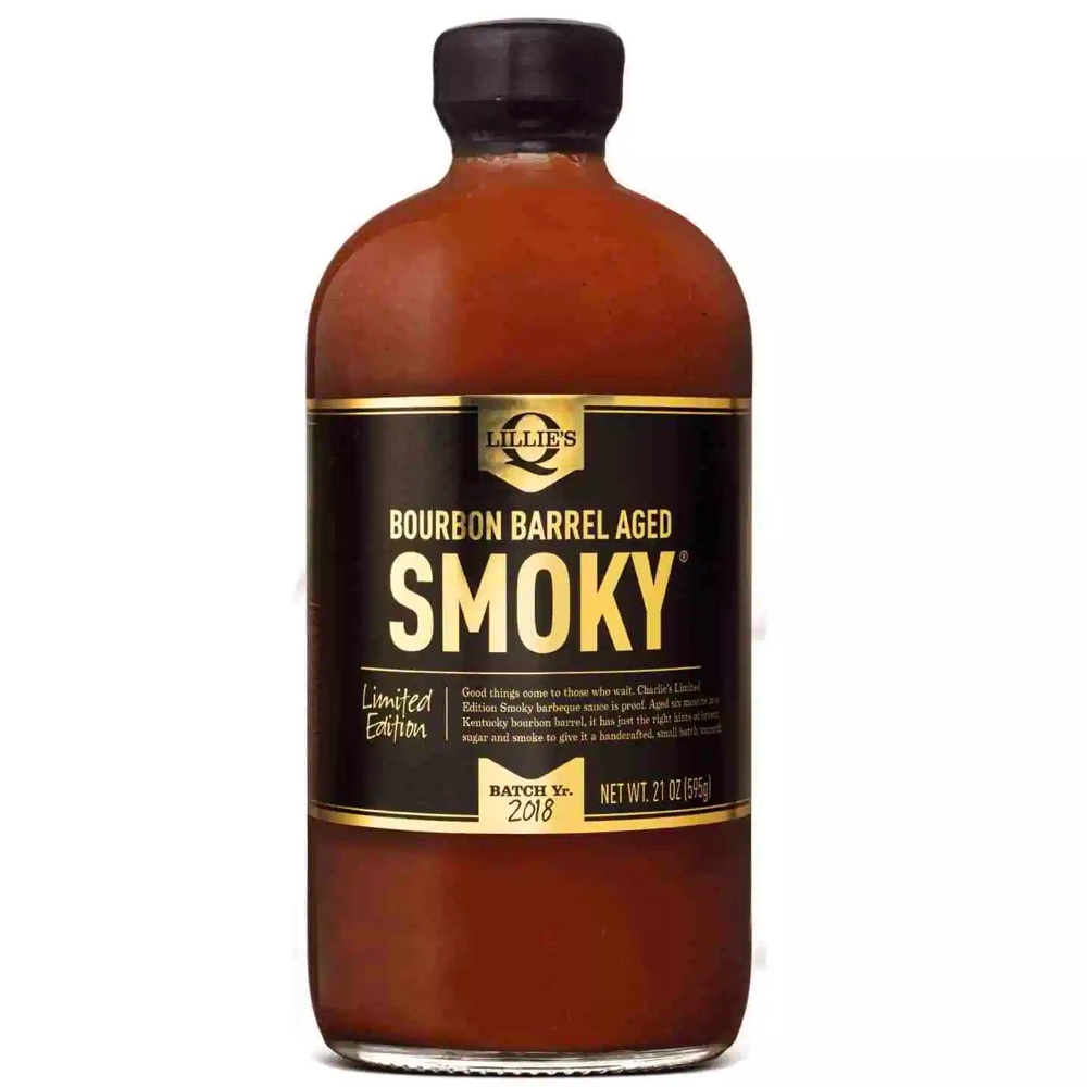 Lillie's Q Bourbon Barrel Aged Smoky BBQ Sauce Bottle