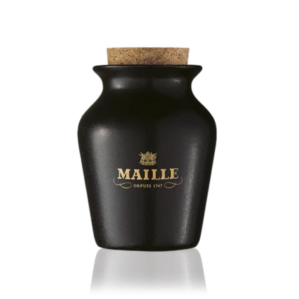 Maille Black Truffle Mustard with Chablis White Wine Jar