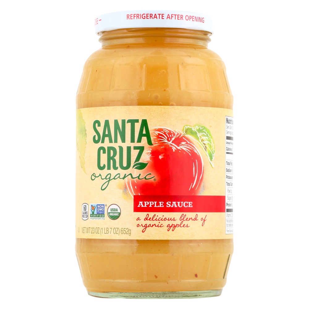 Santa Cruz Organic Apple Sauce Jar