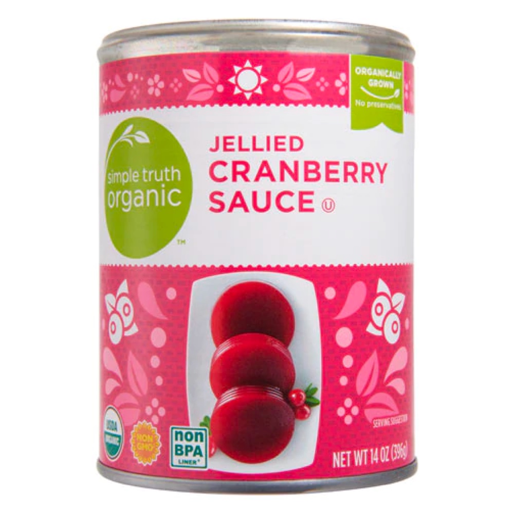 Simple Truth Organic Jellied Cranberry Sauce Can
