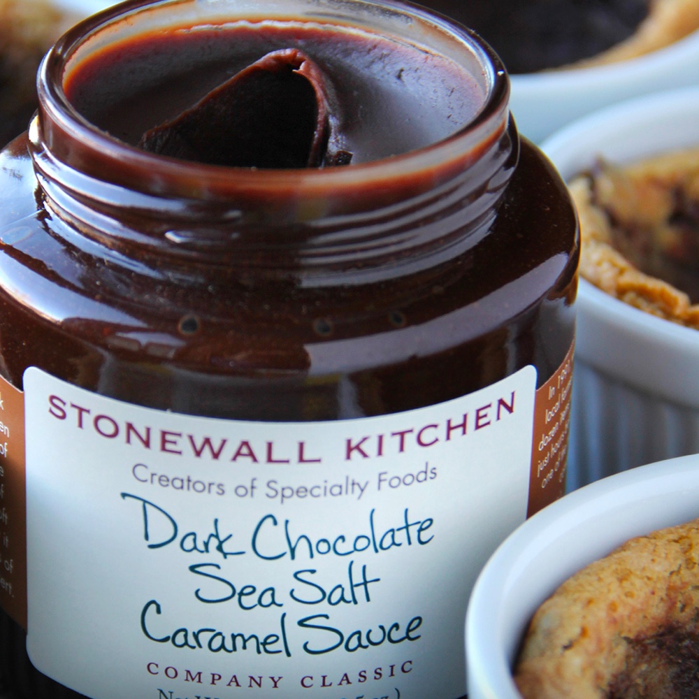 Stonewall Kitchen Dark Chocolate Sea Salt Caramel Sauce Consistency