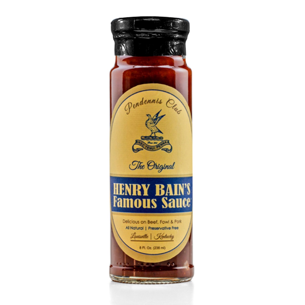 Pendennis Club The Original Henry Bain’s Famous Sauce Bottle