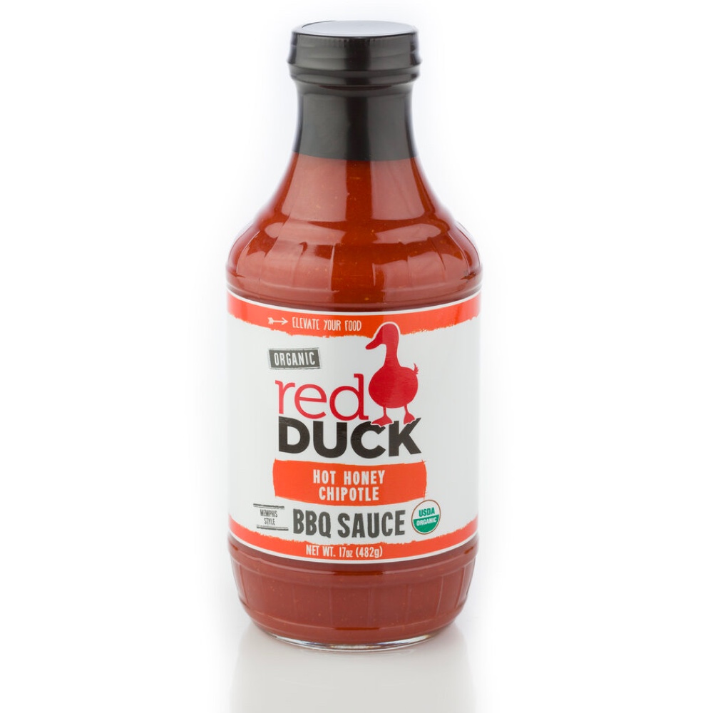 Red Duck Hot Honey Chipotle BBQ Sauce Bottle