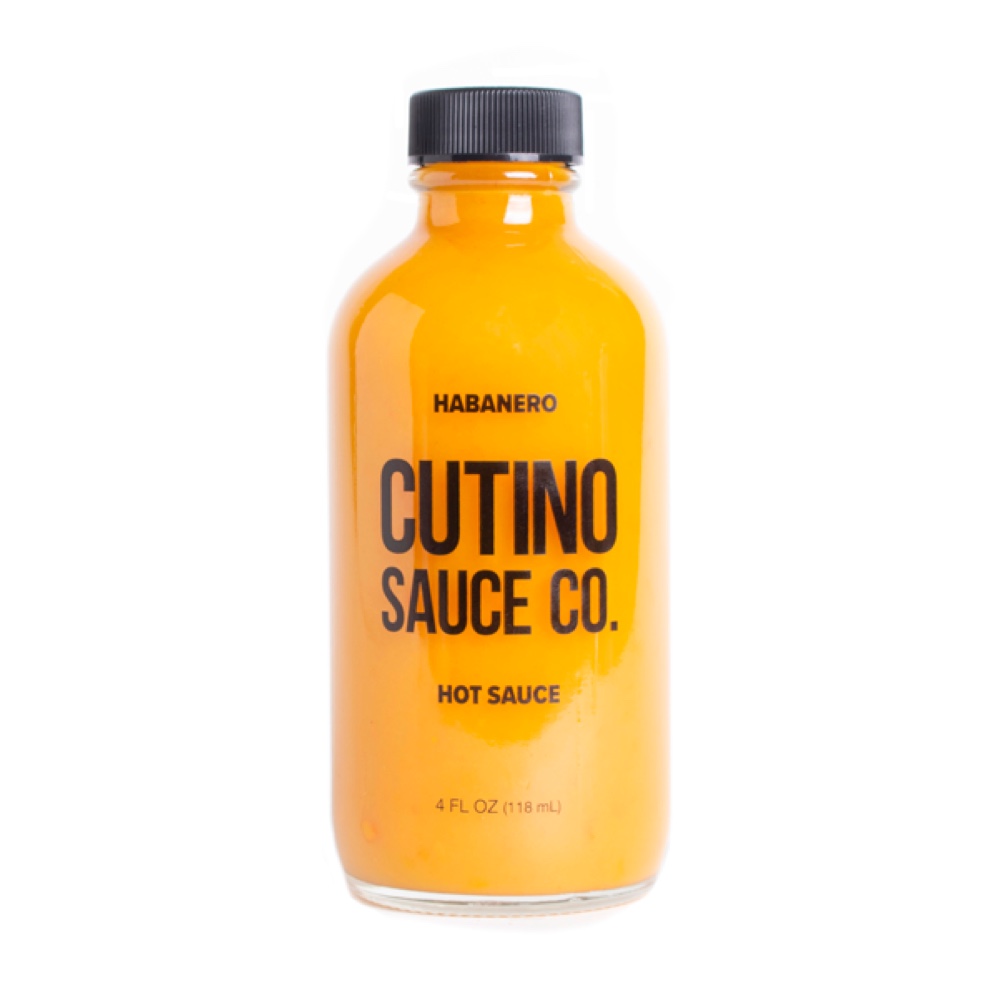 Cutino Sauce Co. Habanero Hot Sauce Bottle