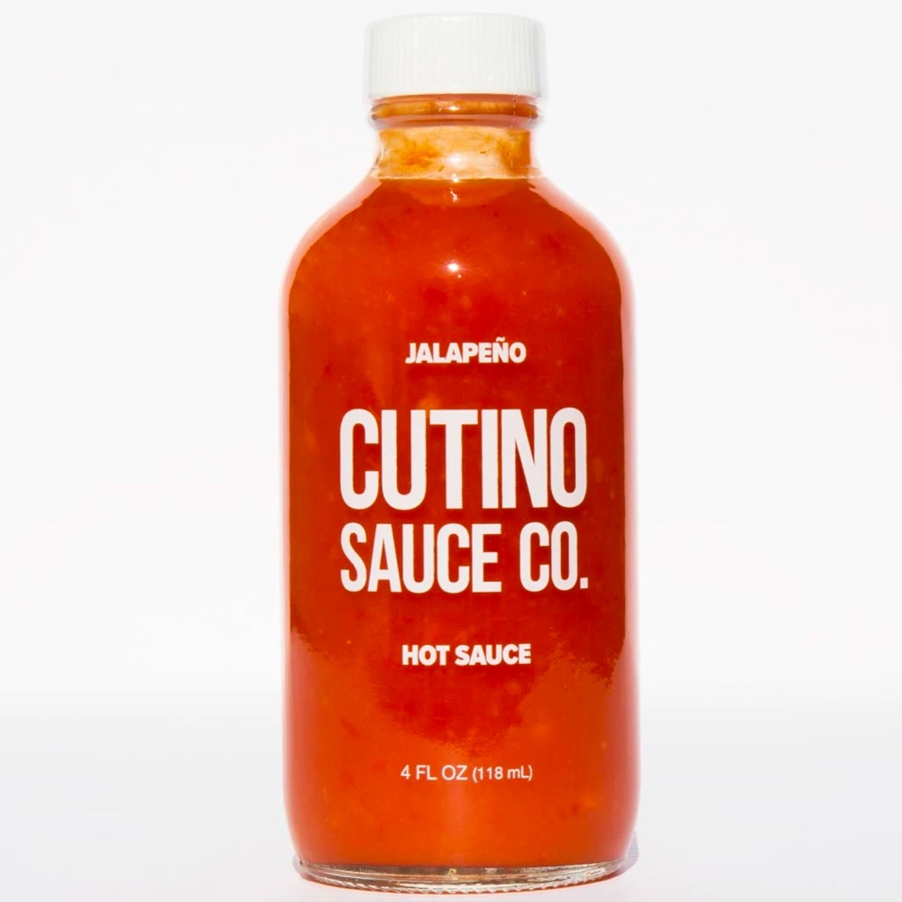 Cutino Sauce Co. Jalapeño Hot Sauce Bottle