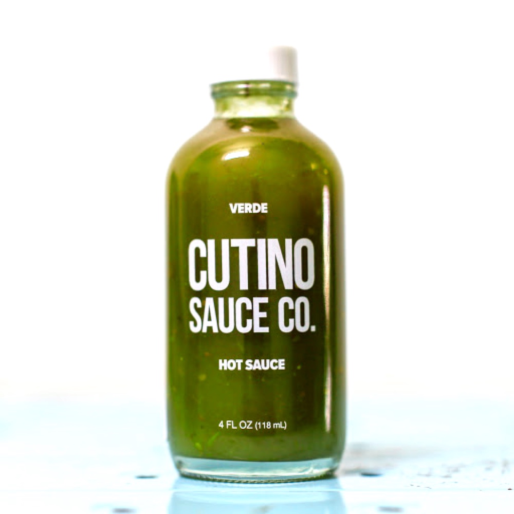 Cutino Sauce Co. Verde Hot Sauce Bottle